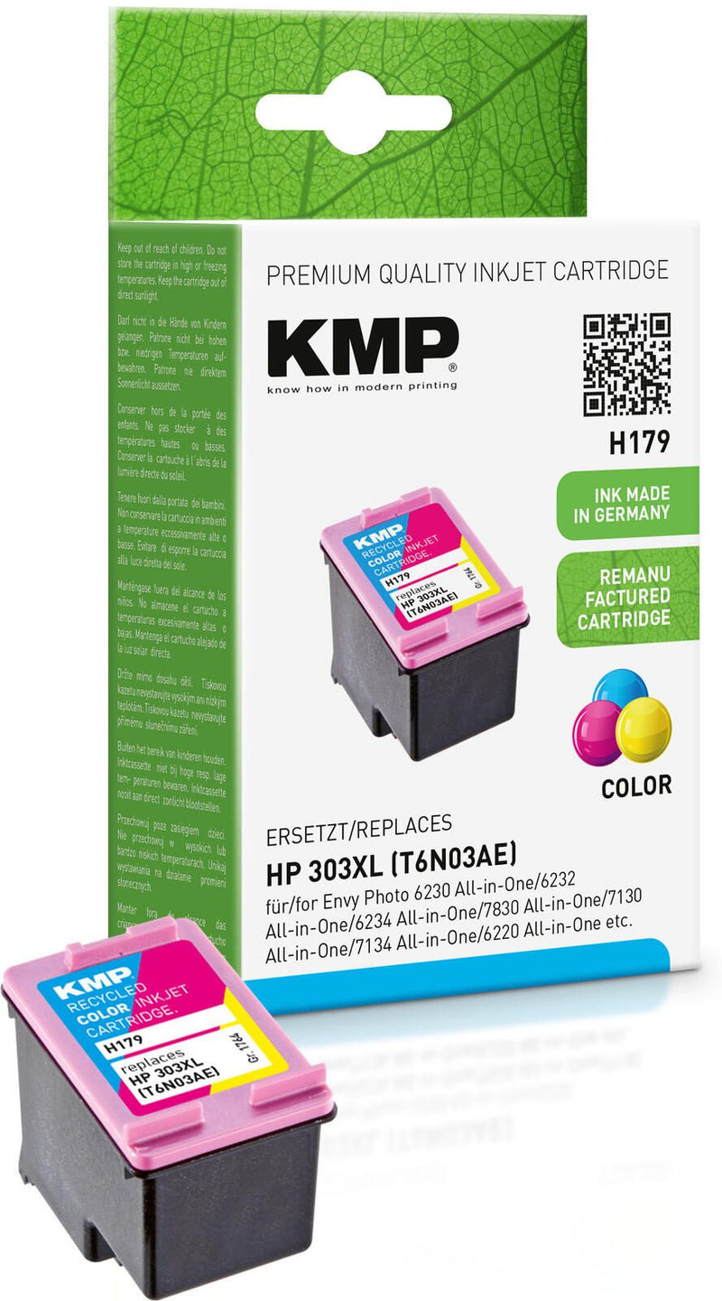 KMP Druckerpatrone H179 color kompatibel zu HP 303XL (T6N03AE)