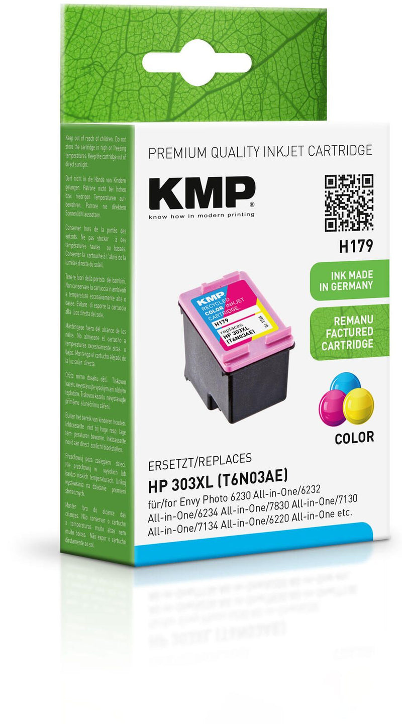 KMP Druckerpatrone H179 color kompatibel zu HP 303XL (T6N03AE)