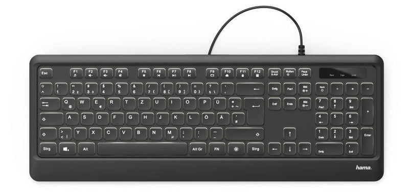 Hama Tastatur kabelgebunden KC-550 schwarz