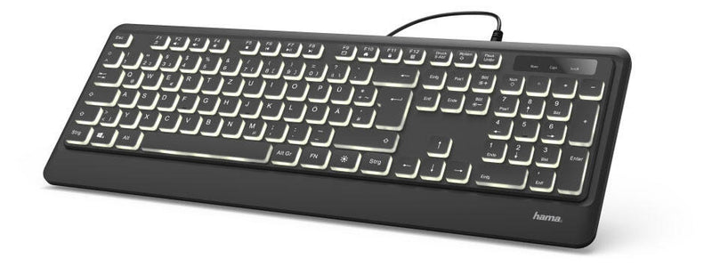 Hama Tastatur kabelgebunden KC-550 schwarz