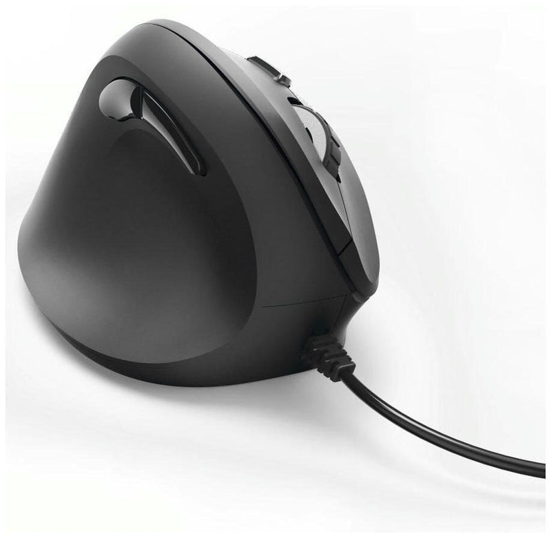 Hama EMC-500L Maus ergonomisch kabelgebunden schwarz