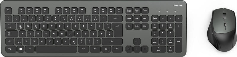 Hama Tastatur-Maus-Set kabellos KMW-700 schwarz, anthrazit
