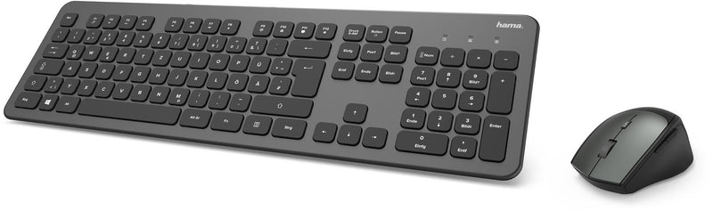 Hama Tastatur-Maus-Set kabellos KMW-700 schwarz, anthrazit