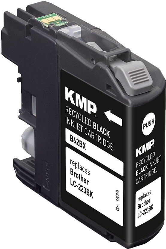 KMP Druckerpatrone B62BX schwarz kompatibel zu brother LC-223BK