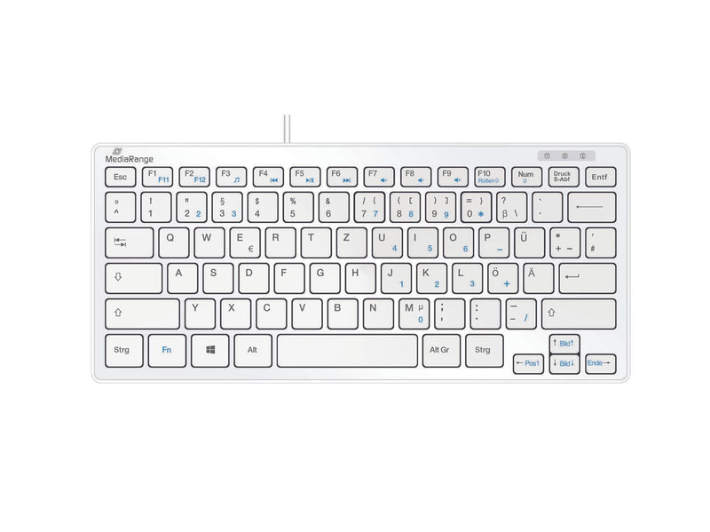 MediaRange Tastatur kabelgebunden MROS113 weiß