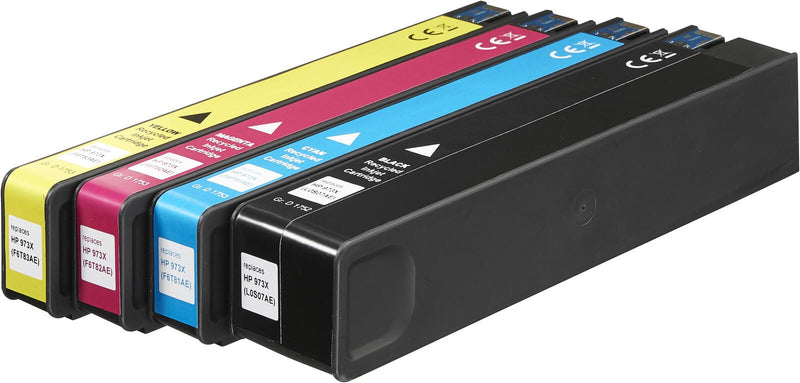 KMP Druckerpatronen H165VX schwarz, cyan, magenta, gelb kompatibel zu HP 973X (L0S07AE, F6T81AE, F6T82AE, F6T83AE), 4er-