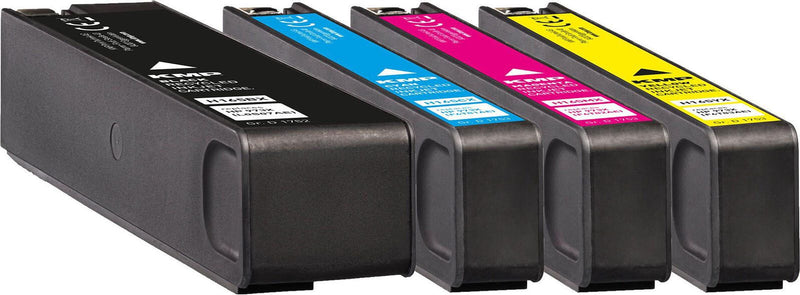 KMP Druckerpatronen H165VX schwarz, cyan, magenta, gelb kompatibel zu HP 973X (L0S07AE, F6T81AE, F6T82AE, F6T83AE), 4er-
