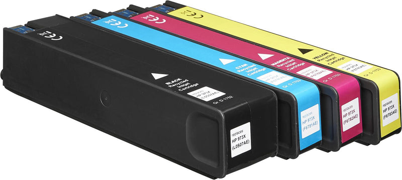 KMP Druckerpatronen H165VX schwarz, cyan, magenta, gelb kompatibel zu HP 973X (L0S07AE, F6T81AE, F6T82AE, F6T83AE), 4er-