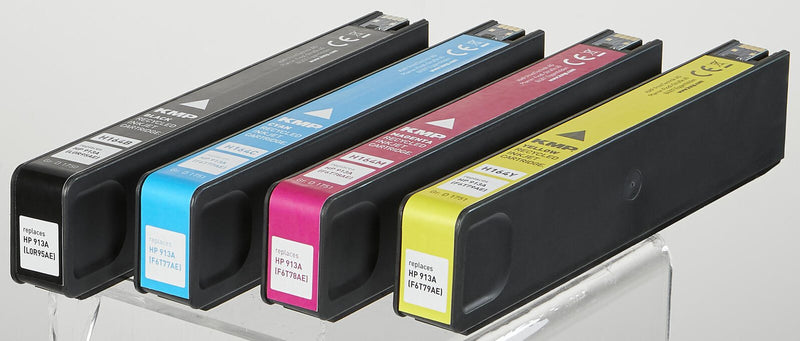 KMP Druckerpatronen H164V schwarz, cyan, magenta, gelb kompatibel zu HP 913A (L0R95AE, F6T77AE, F6T78AE, F6T79AE), 4er-S