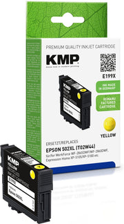 KMP Druckerpatrone E199X gelb kompatibel zu EPSON 502XL (T02W44)