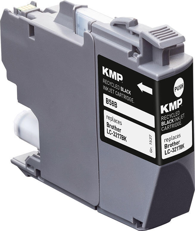 KMP Druckerpatrone B58B schwarz kompatibel zu brother LC-3217BK