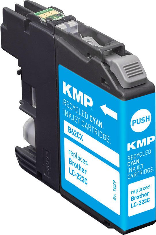 KMP Druckerpatrone B62CX cyan kompatibel zu brother LC-223C