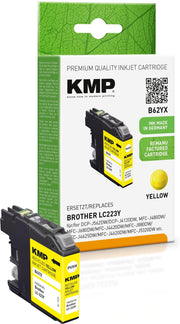 KMP Druckerpatrone B62YX gelb kompatibel zu brother LC-223Y