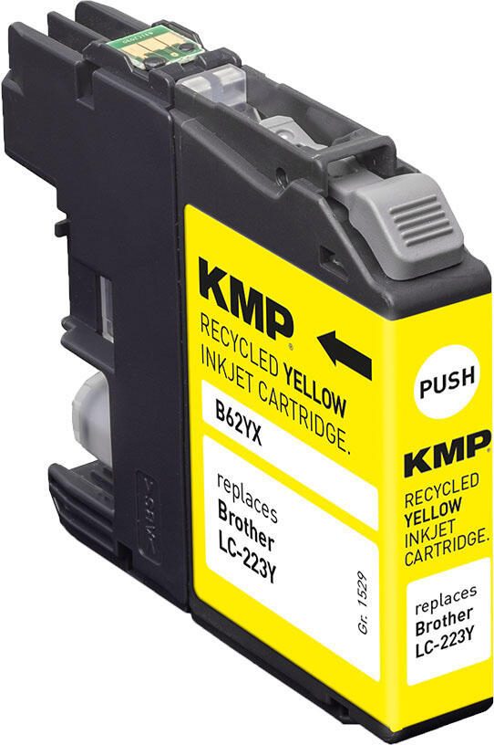 KMP Druckerpatrone B62YX gelb kompatibel zu brother LC-223Y