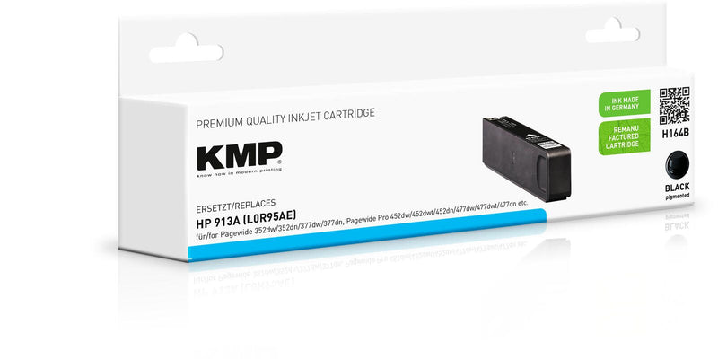 KMP Druckerpatrone H164B schwarz kompatibel zu HP 913A (L0R95AE)