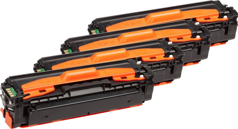 KMP Toner SA-T57V schwarz, cyan, magenta, gelb kompatibel zu SAMSUNG CLT-P504C (SU400A), 4er-Set