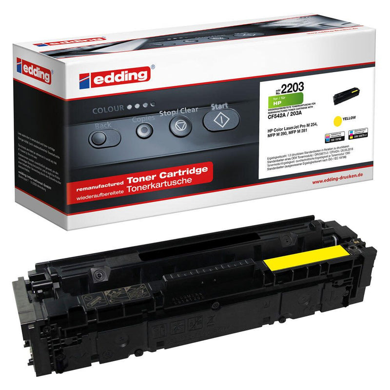 edding Toner EDD-2203 gelb kompatibel zu HP 203A (CF542A)