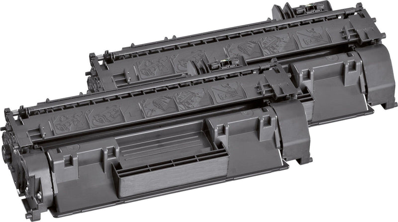 KMP Toner H-T235D schwarz kompatibel zu HP 05A (CE505D), 2er-Set