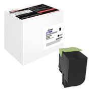 edding Toner EDD-6044 schwarz kompatibel zu LEXMARK 80C2HK0