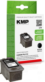 KMP Druckkopf C79 schwarz kompatibel zu Canon PG-512