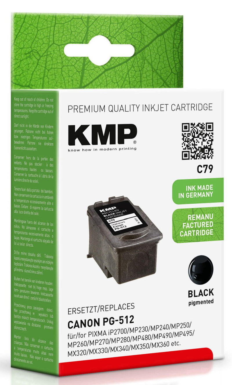 KMP Druckkopf C79 schwarz kompatibel zu Canon PG-512