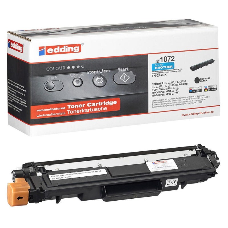 edding Toner EDD-1072 schwarz kompatibel zu brother TN-247BK