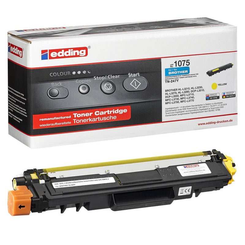 edding Toner EDD-1075 gelb kompatibel zu brother TN-247Y