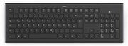 Hama Tastatur kabellos Cortino schwarz