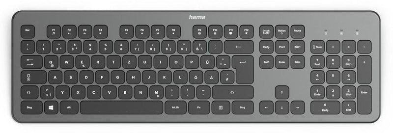 Hama Tastatur kabellos KW-700 schwarz, anthrazit