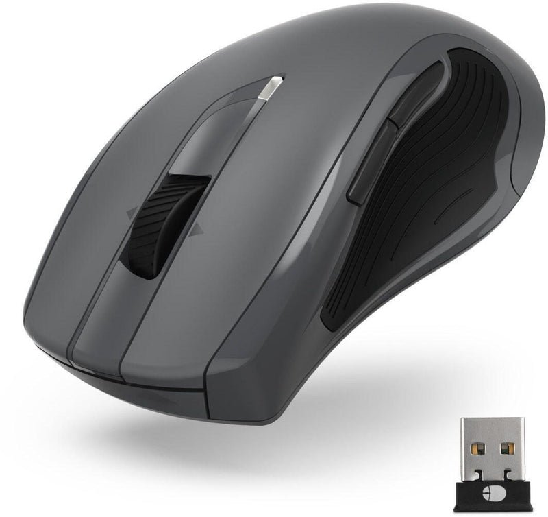 Hama MW-900 V2 Maus kabellos grau