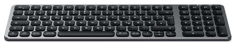 SATECHI Tastatur kabellos Compact Backlit Bluetooth grau, silber