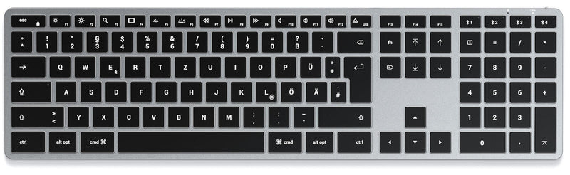 SATECHI Tastatur kabellos Slim X3 grau, silber
