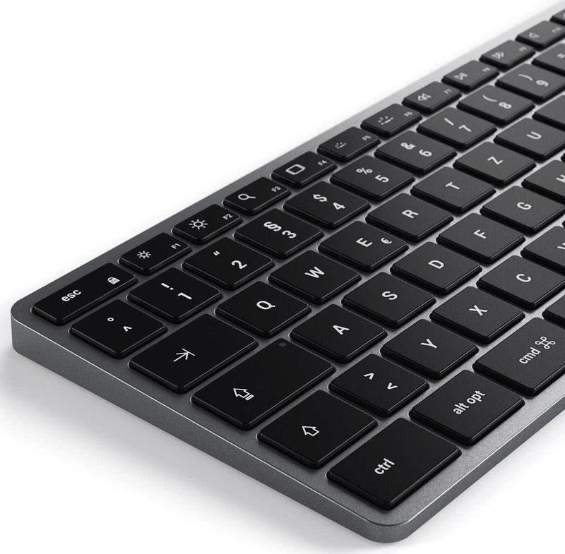 SATECHI Tastatur kabellos Slim X3 grau, silber