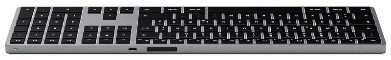 SATECHI Tastatur kabellos Slim X3 grau, silber
