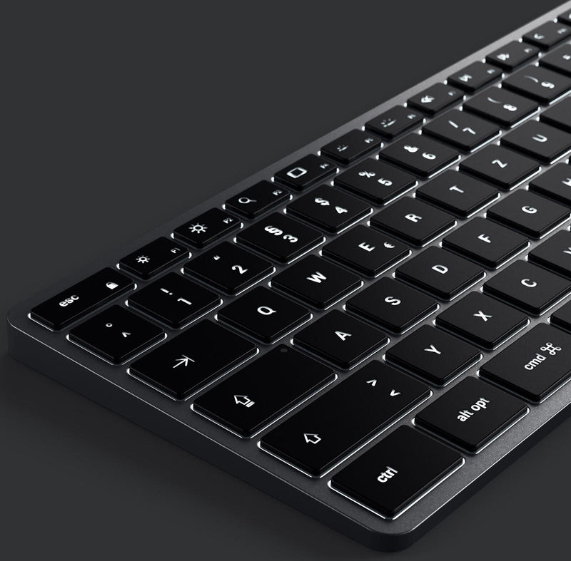SATECHI Tastatur kabellos Slim X3 grau, silber
