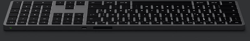 SATECHI Tastatur kabellos Slim X3 grau, silber