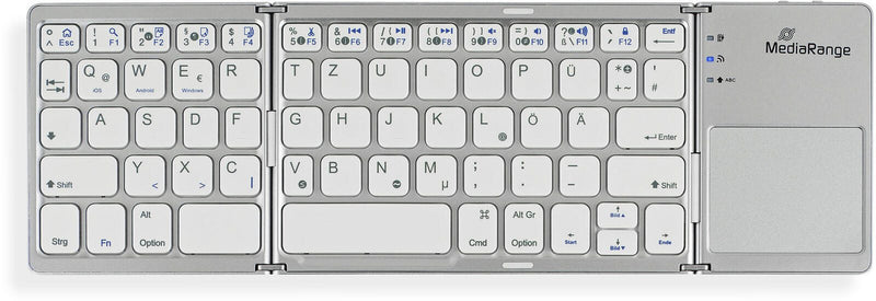 MediaRange Tastatur kabellos MROS133 silber