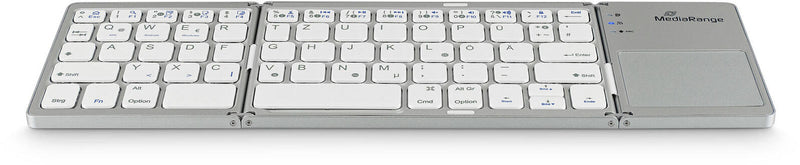 MediaRange Tastatur kabellos MROS133 silber