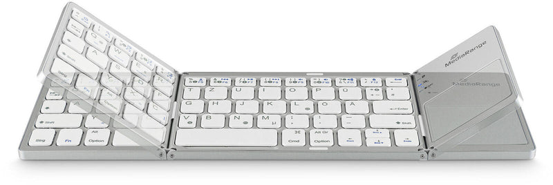 MediaRange Tastatur kabellos MROS133 silber