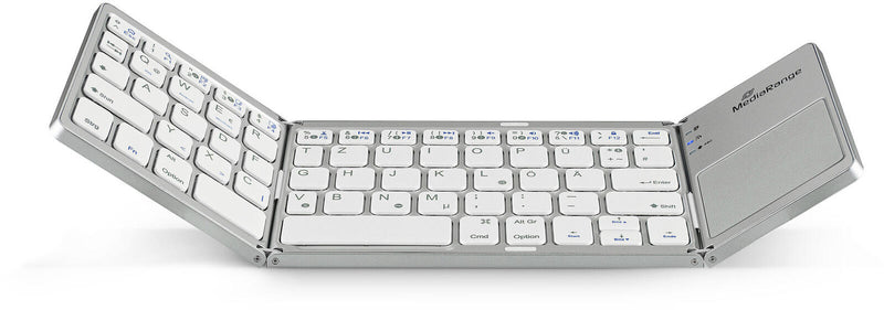 MediaRange Tastatur kabellos MROS133 silber