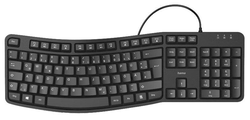 Hama Tastatur kabelgebunden EKC-400 schwarz