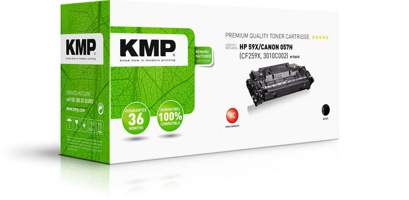 KMP Toner H-T261X schwarz kompatibel zu HP 59X; Canon 057H(CF259X; 3010C002)