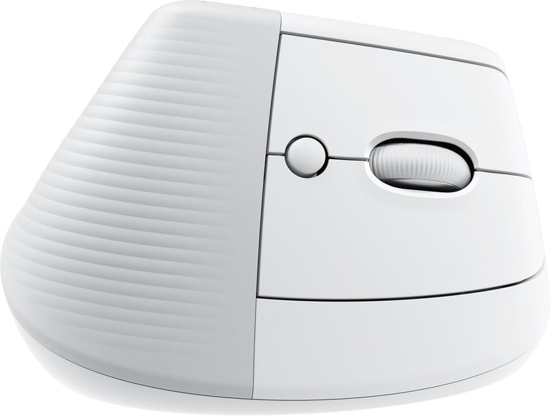 Logitech Lift for Mac Maus ergonomisch kabellos weiß