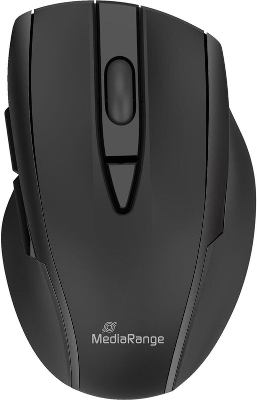 MediaRange MROS217 Maus ergonomisch kabellos schwarz