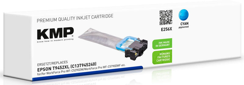KMP Druckerpatrone E256X cyan kompatibel zu EPSON T9452