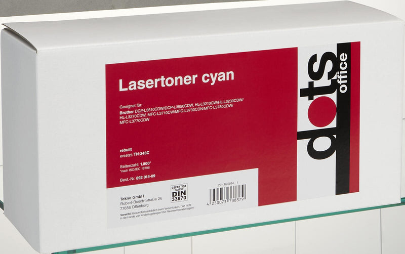 dots Toner kompatibel zu brother TN243C cyan