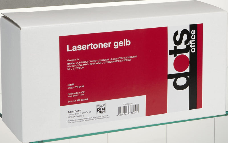 dots Toner kompatibel zu brother TN243Y gelb