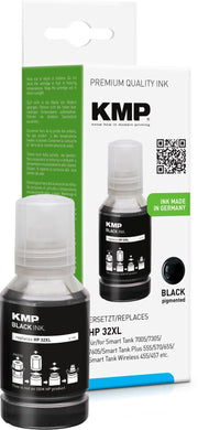 KMP Tintenflasche schwarz kompatibel zu HP 32XL (1VV24AE)
