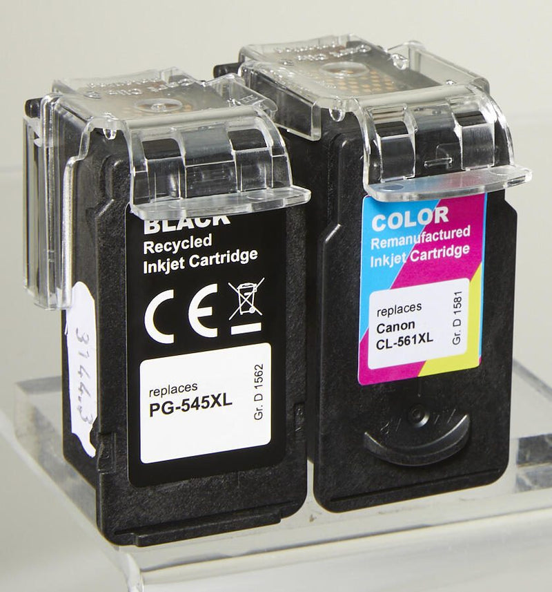 dots Druckerpatronen kompatibel zu Canon PG560XL/CL561XL, 2er-Set schwarz, color