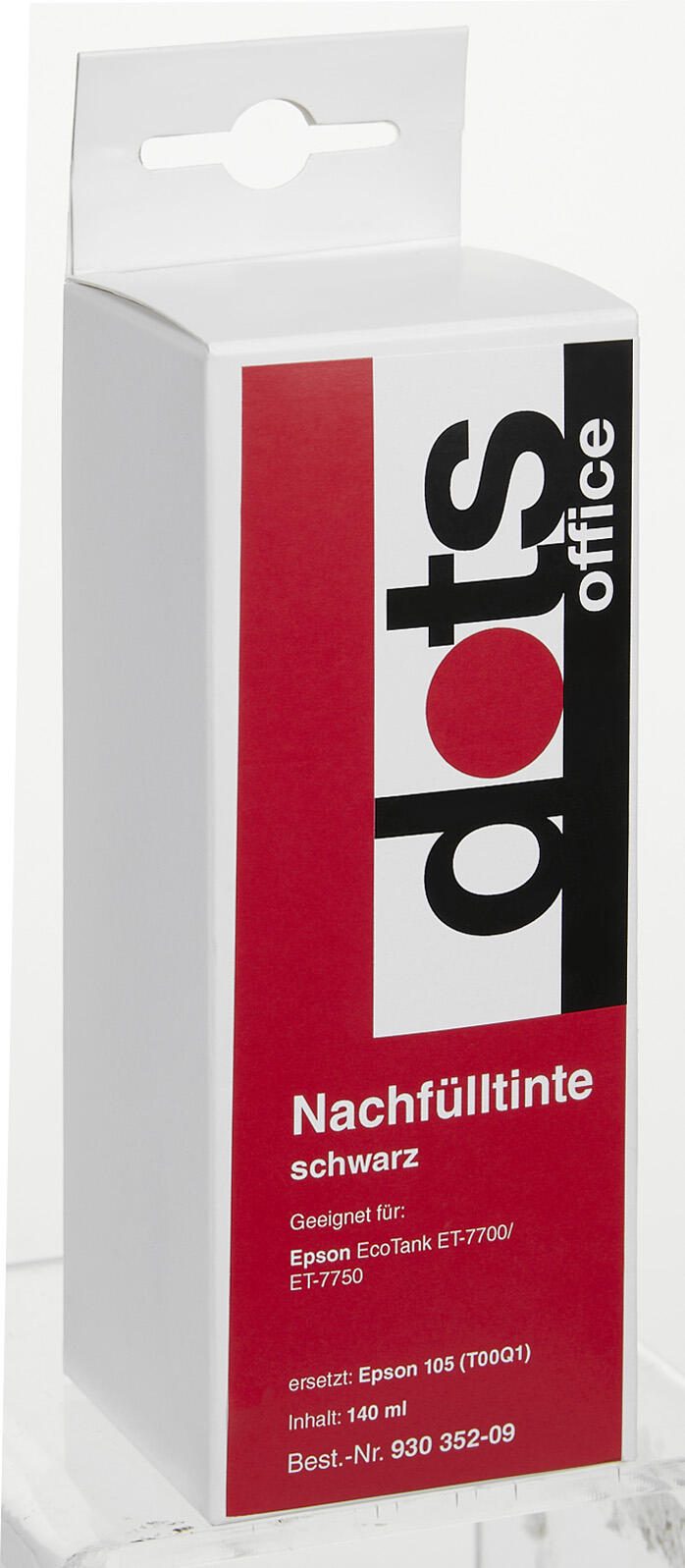dots Tintenflasche kompatibel zu EPSON 105 (T00Q1) schwarz